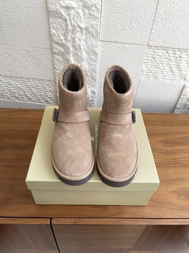 Top Version: Brunello Cucinelli 2025 Autumn/Winter New Fashion Casual Buckle Str