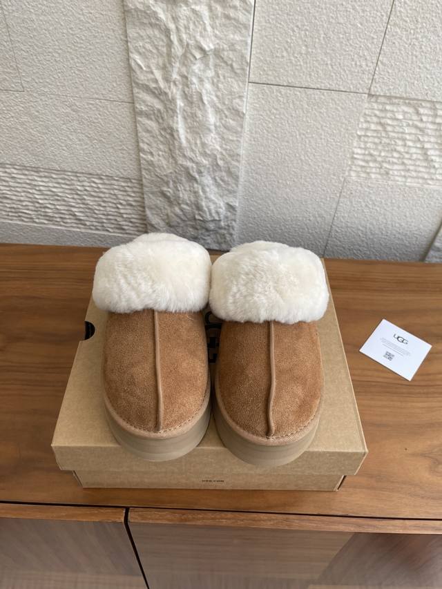Top Version: Thin-soled/Thick-soled Ugg 25Ss Autumn/Winter New Funkette Slip-on