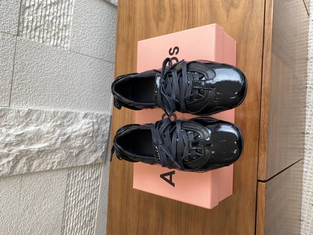 Top Version: Acne Studios 25Ss Early Autumn New Lace-up Flat Sneakers, Casual Sh