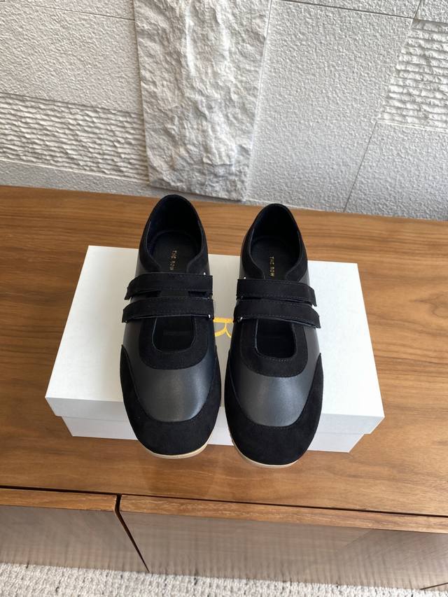 Top Version: Dongguan Goods The Row 25Ss Autumn/Winter New Double-Strap Velcro G