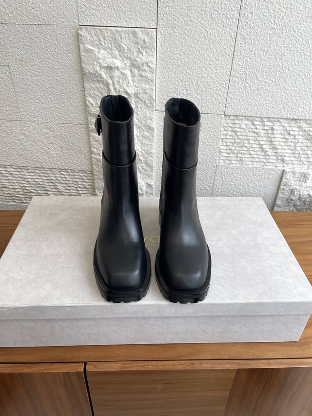 Top Version: Ankle Boots & Long Boots Jimmy Choo Fall/Winter Retro Back Zipper P