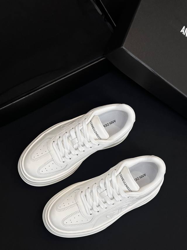 Ann Demeulemeester's latest platform white sneakers When it comes to Ann's produ
