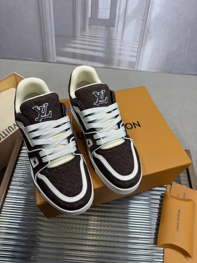 Top-tier version Lv~Trainer Louis Vuitton By Virgin Abloh's best-looking sports