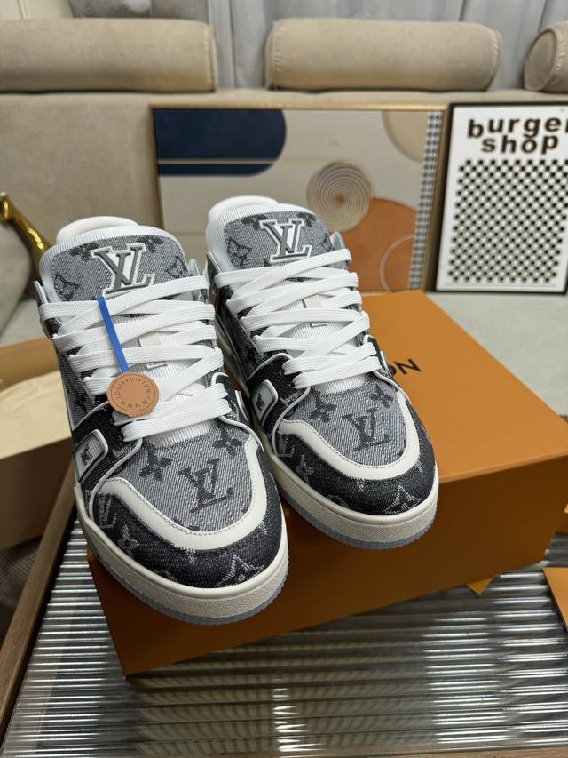 Top-tier Lv~Trainer Louis Vuitton By Virgin Abloh's best-looking sports shoe, a
