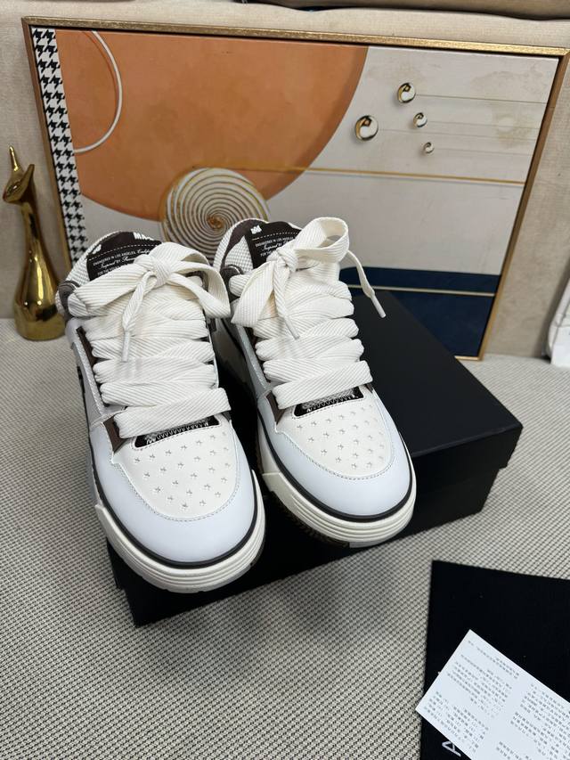 Top-tier version Amiri Ma-1 Spring/Summer new arrival; Couple's casual loafers,