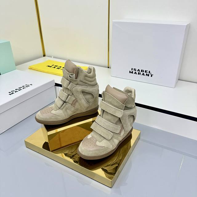 Isabel Marant's latest Fall/Winter high-top sneakers. A must-have for many celeb