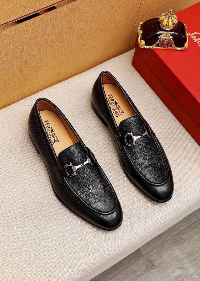 Product Trademark: Ferragamo Casual Leather Shoes True to Size: 38-44, 45, 46, 4