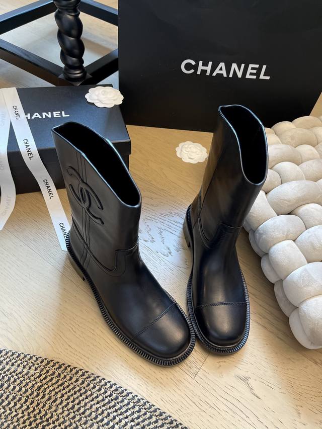 P Short Boots & Long Boots Chanel 24B Fall/Winter New Riding Boots! Top-tier ver