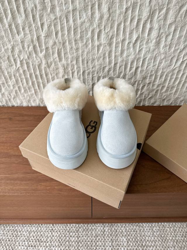 G655 Ugg Oily 25Ds Autumn/Winter New Closed-Toe Slippers, Furry Slippers, Cotton