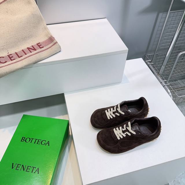 High-quality factory-made sheepskin suede! Top-quality thin-soled Bottega Veneta