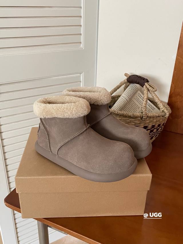 Mule Slippers, Upgraded Version Curly Fleece Potato Boots Autumn and Winter Thic