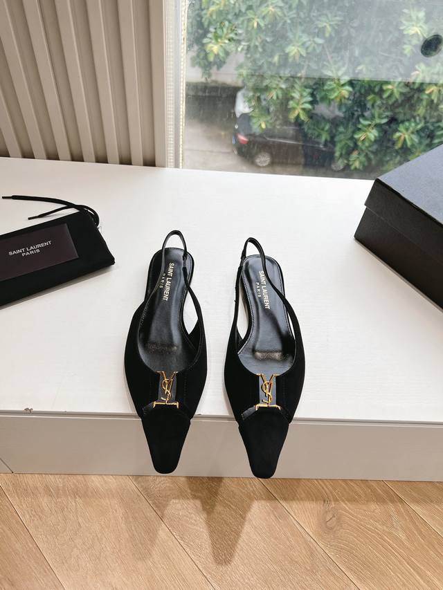 G085 Top Quality Saint Laurent Lee Metal Buckle Shoes YSL's beautiful high heels