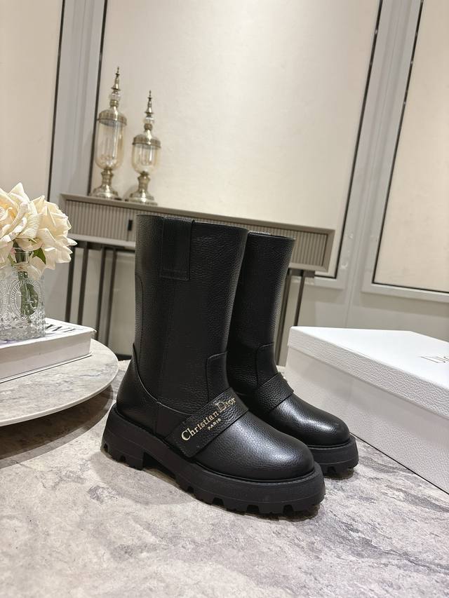 Dior 2025 Fall/Winter New D-Quest Series Punk Style Cannage Embroidered Women's