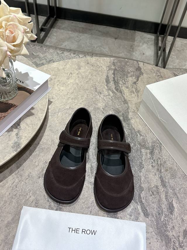 Therow 2025 Autumn/Winter New Arrival Minimalist Round Toe Ballet Flats The Row'