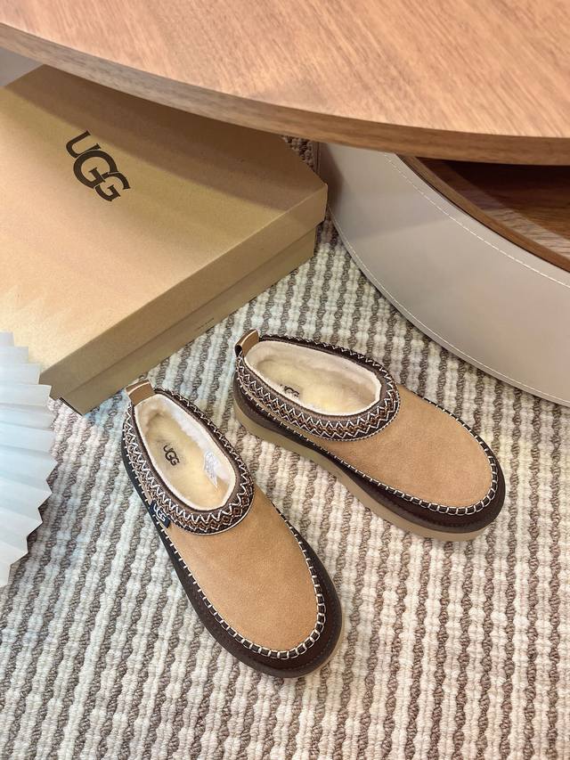 Ugg Autumn/Winter New Ethnic Style Tatz Series Thickened Height-Increasing Furry