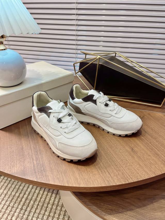 Brunello Cucinelli New Casual Sports Shoes. Crafted with meticulous attention to