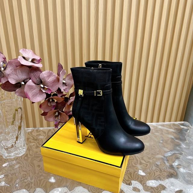 New Fendi Ankle Boots from the Boutique Runway - 3 Colors The unique openwork he