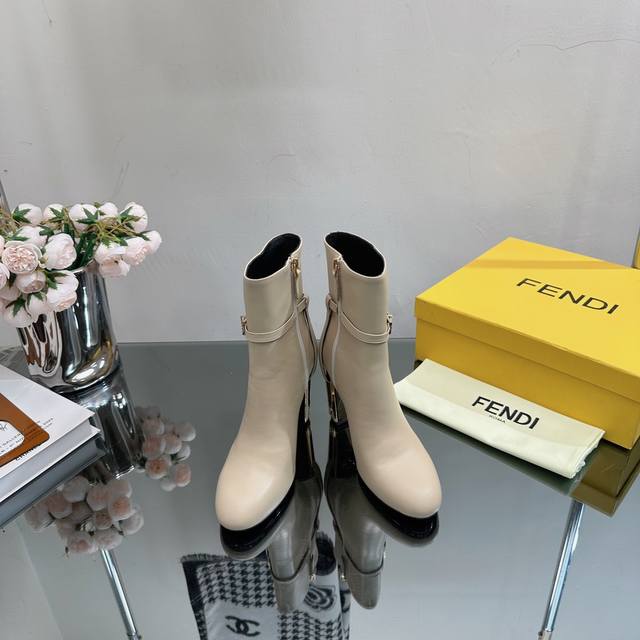 New Fendi Ankle Boots from the Boutique Show - 3 Colors The unique openwork heel