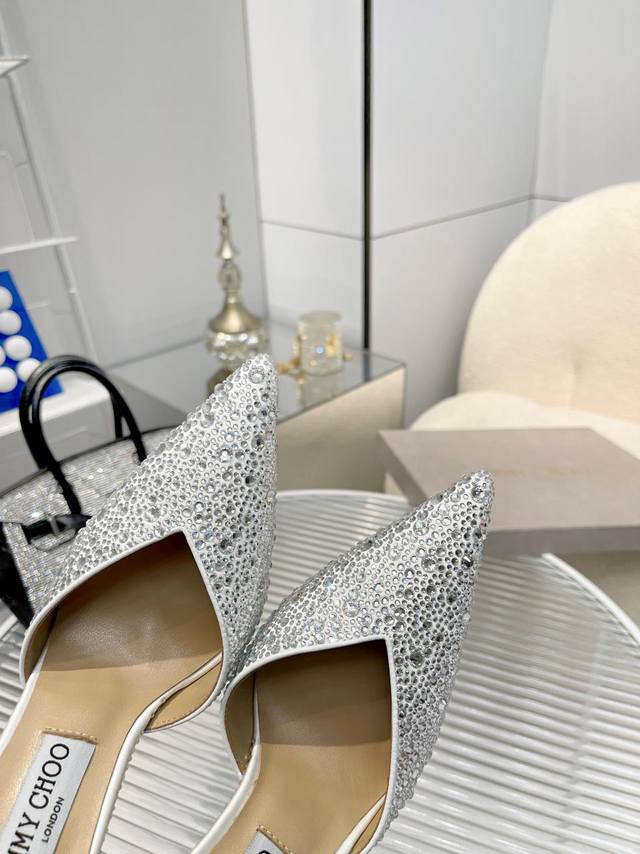 Jimmychoo's new Goddess Series rhinestone high heels. Adorned by numerous celebr