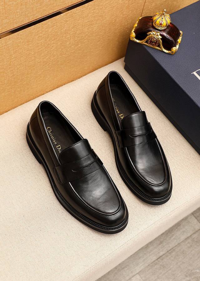 Product Trademark: Dior Casual Leather Shoes True to Size: 39-44, 38.45 (Made to