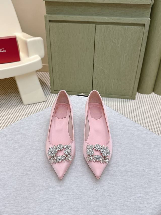 High-quality replica Jewel Heel series silk buckle single shoes, new arrival!