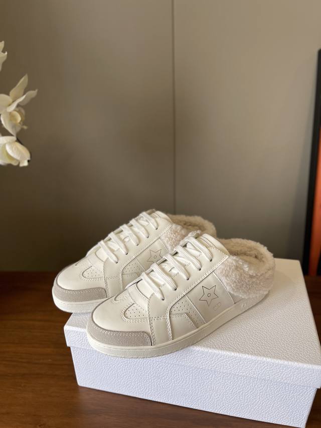 Top Quality Dior Fw25 New Arrival ~ Dior 2025 Autumn/Winter New Mule Fur Sandals