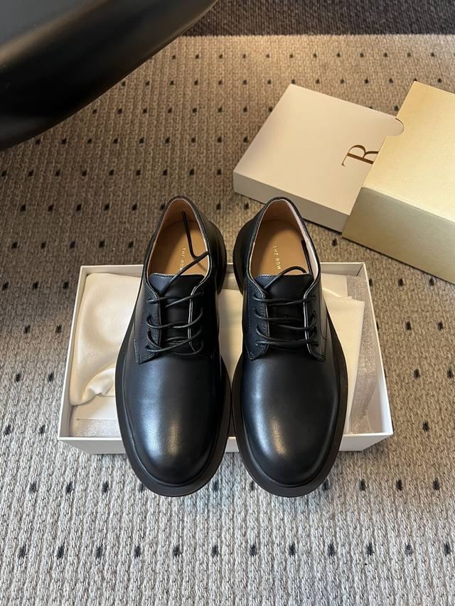 Dongguan-made The Ro* 25Ss Retro Leather Derby Shoes. Adhering to the brand's "m