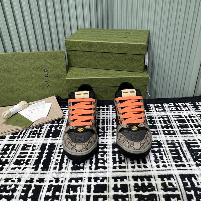 Men's Factory Price, No Reduction of 10 Gucc* Top-Tier Dirty Sneakers, Most Comp