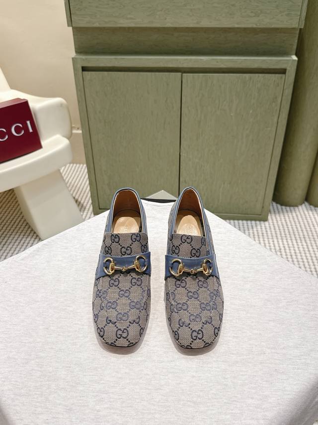 High-quality Gucci Horsebit shoes, same style as those in boutiques. New colors