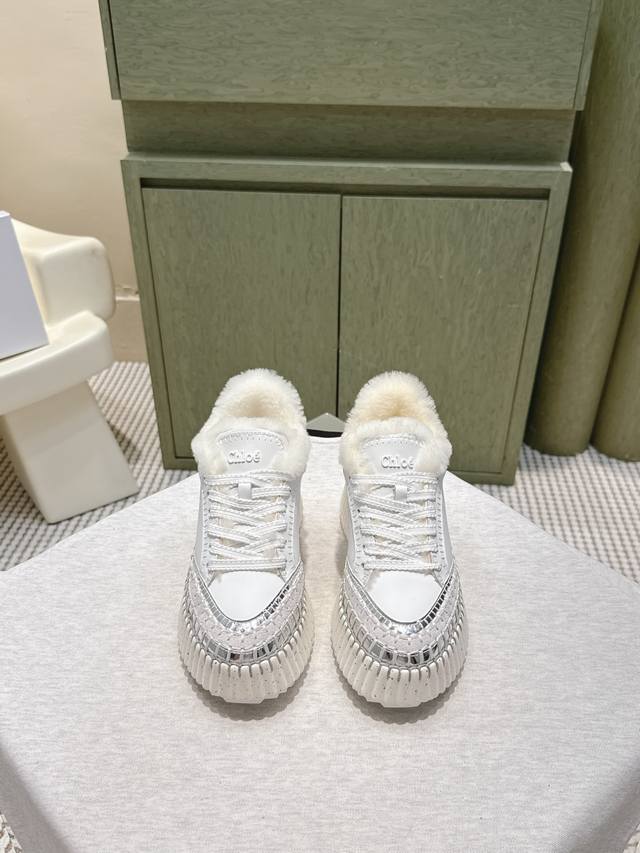 High-Quality Item | D0095 Chloe's New Platform Biscuit Shoes! A super stylish an