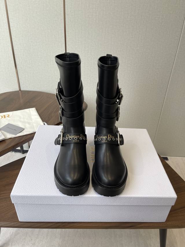 Dior 25 New Mid-Length Boots/High Boots/Brogue Boots. A new addition to the Dior