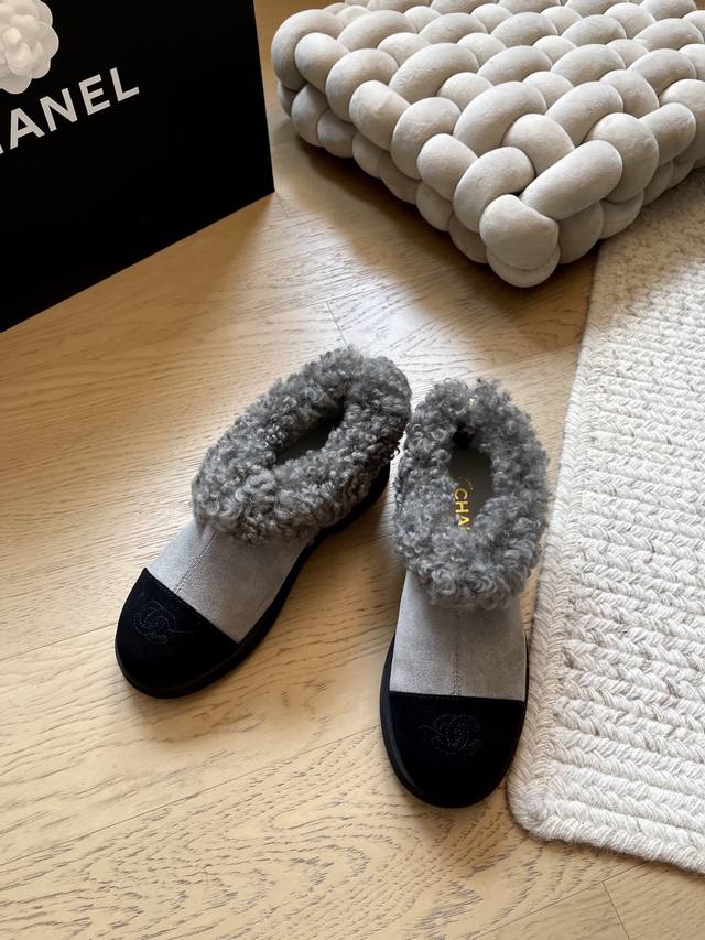 Chanel 25K Fall/Winter New Plush Ankle Boots - Top-Tier Version! Early Release!