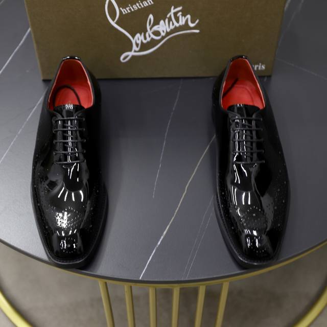 Christia*.Loubouti* High-end men's business formal leather shoes