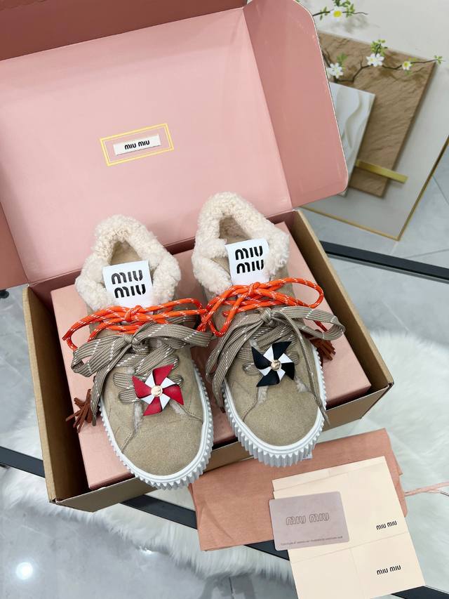 Miu Miu New Arrival - 2025 Runway Look, Classic Upgraded for Comfort and Style.