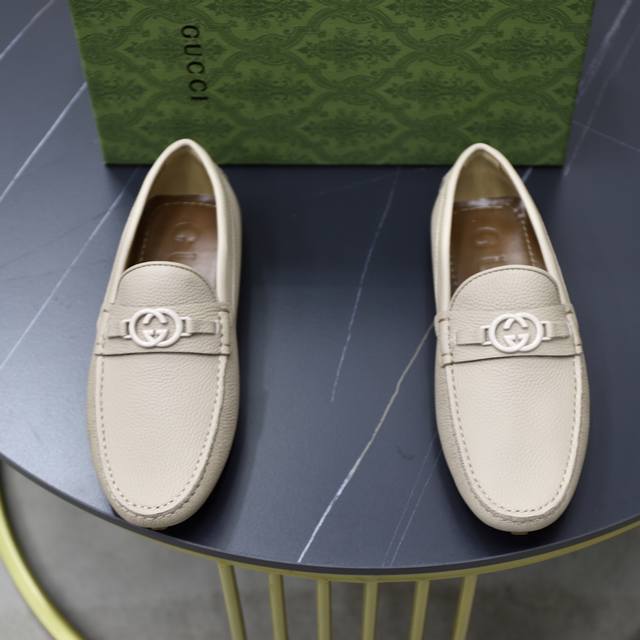 Gucci High-End Men's Driving/Slip-on Series 38-44 45 Custom Made Full Material O