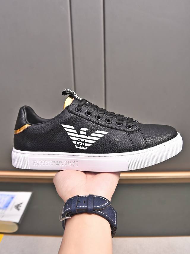 Pp Emporio Armani, latest arrival, a super stylish casual shoe! Made with premiu Pp Emporio Armani, latest arrival, a super stylish casual shoe! Made with premiu