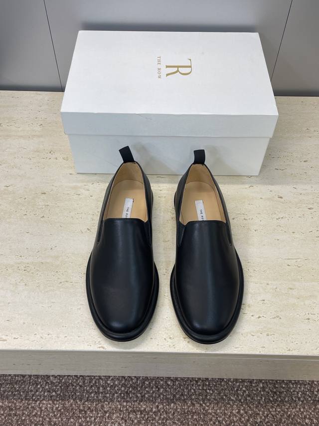 Factory Price P The Row 2025 Autumn/Winter New Ballet Flats, Round Toe, Color Bl