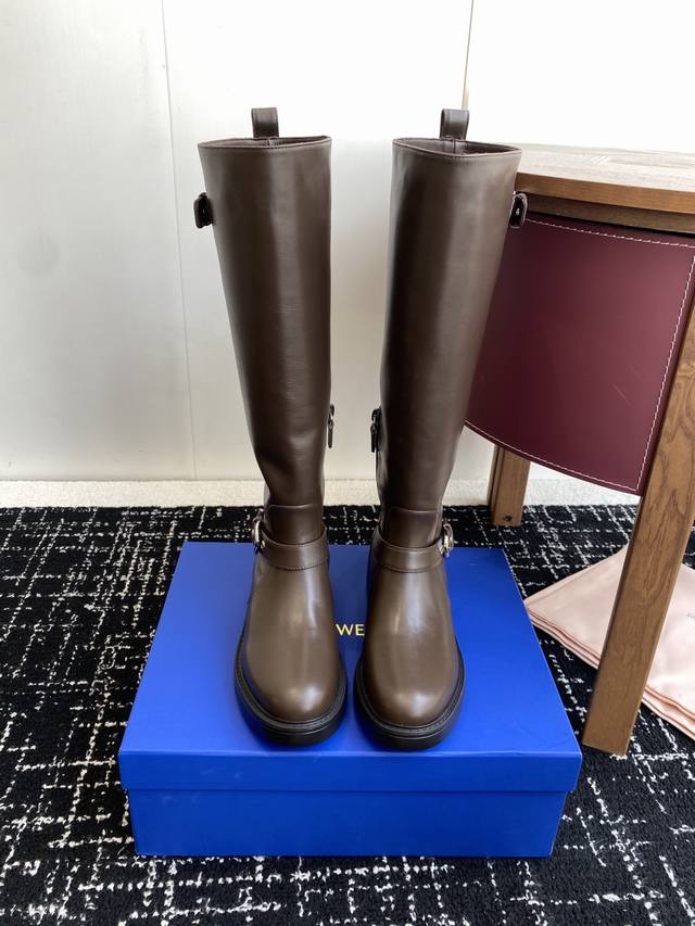 Top-tier Stuart Weitzman Fall/Winter New Riding Boots, high-quality import from