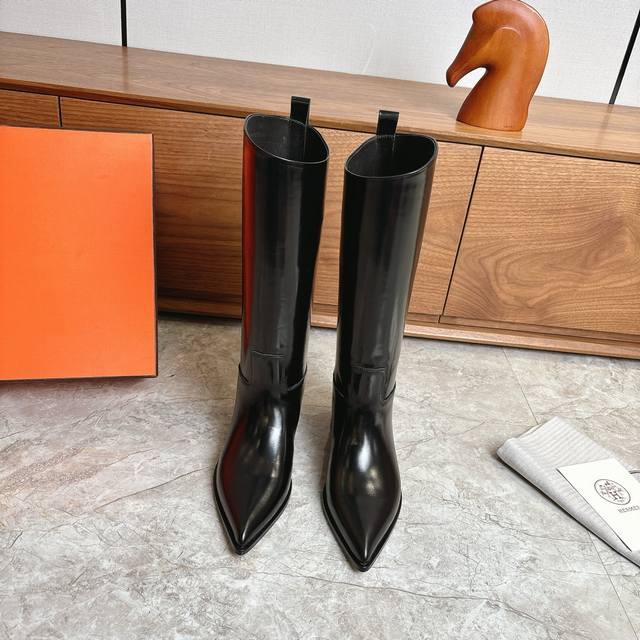Hermes Fall/Winter Newest Vintage Pointed-Toe Riding Boots (Ddd) - Extremely Har