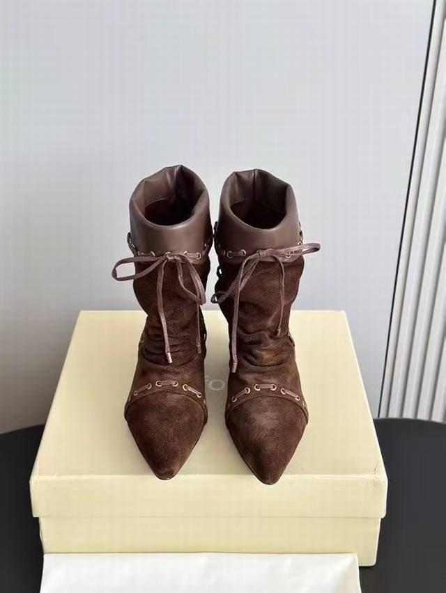 Top-tier factory version Unfolio niche brand autumn/winter new slouch boots, fas