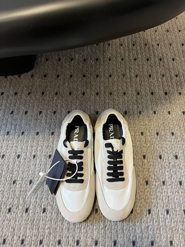 Prad* 2025 Spring/Autumn Prad runway style lightweight thin-soled new German tra