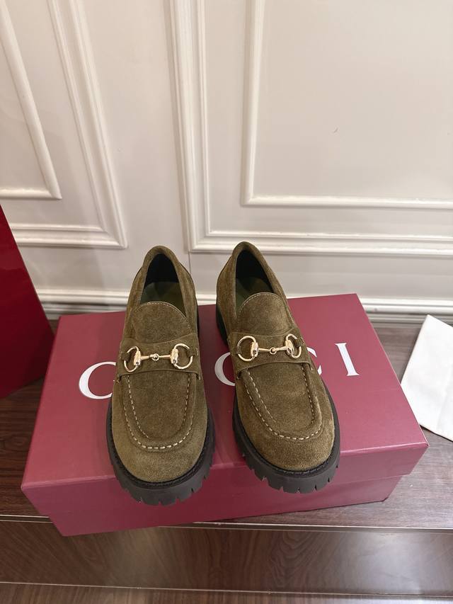 Gucci Horsebit Loafers with Grooved Sole. As a tribute to the brand's equestrian