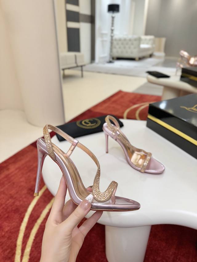 S Rhinestone Sandals 2670 Spring/Summer Collection New Arrival, Creative and Bol