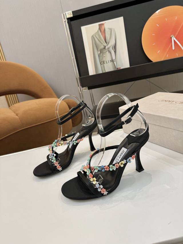 Price: Brand: Jimmy Choi 2025Ss Early Spring New Chain Rhinestone High-Heeled Sa