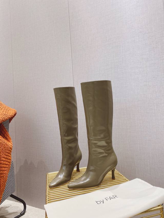 Factory Price P By Far 2025 Autumn/Winter New Arrival Elegant Full Leather Kitte