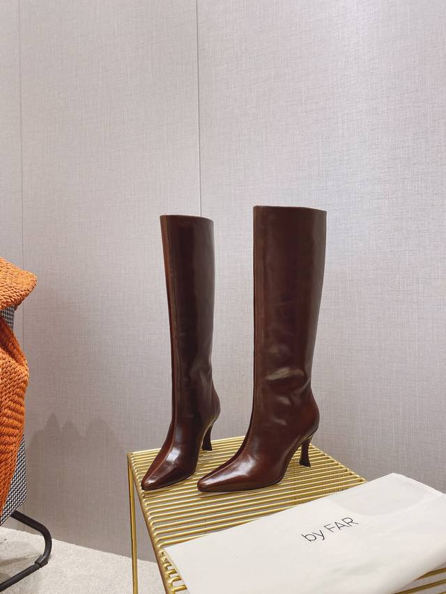 Factory Price P By Far 2025 Autumn/Winter New Arrival Elegant Full Leather Kitte