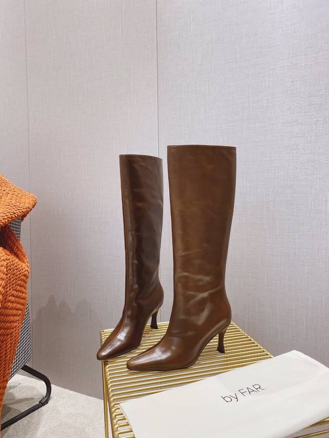 Factory Price P By Far 2025 Autumn/Winter New Arrival Elegant Full Leather Kitte