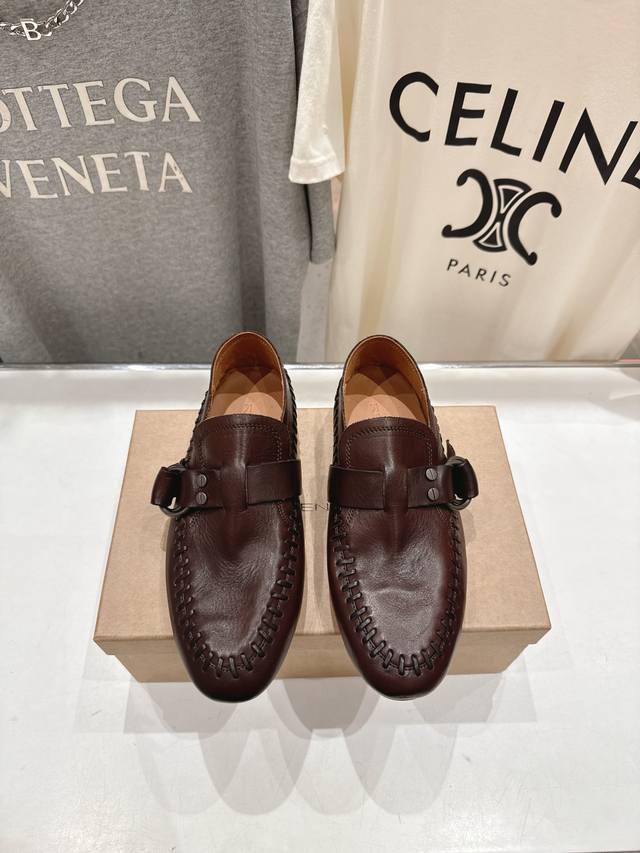 Top-quality factory Renian niche trendy brand ~ F028 new flat loafers, Forrest G