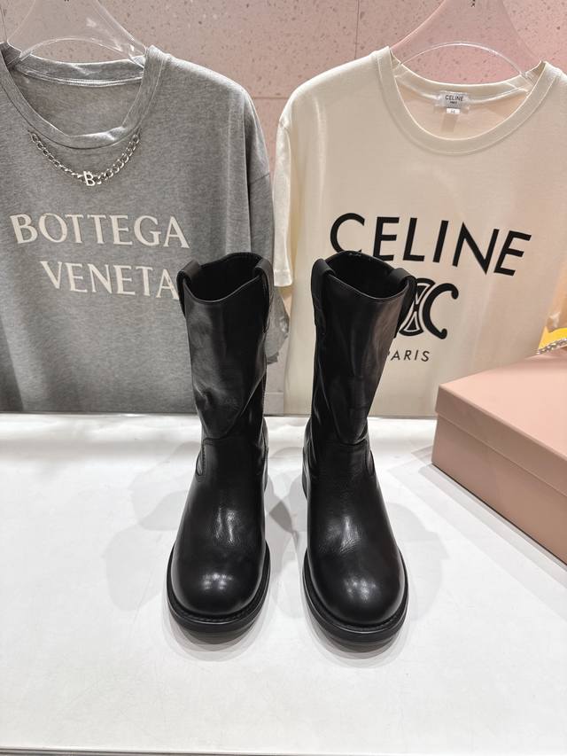 High-quality factory-made Miumiu F022 25Ss Fall/Winter runway Western series ret