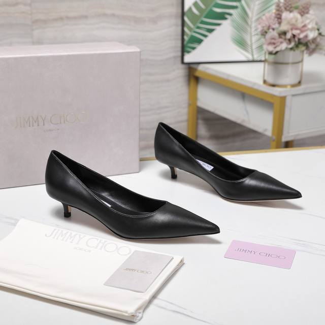 Top Version Jimmy Choo | Classic Spring/Autumn Mid-Heel Shoes - Super ethereal!